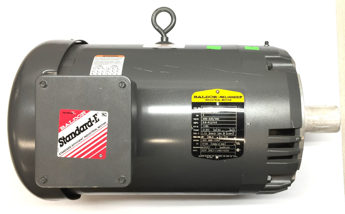 Baldor VM3305T 3-Phase Reliance Industrial Motor 37B005T920H1 NOS