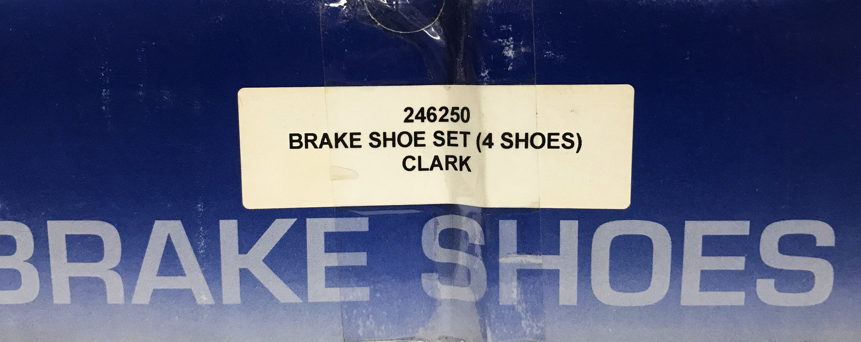 Clark Forklift Brake Shoe Set (4 Shoes) 246250 NOS