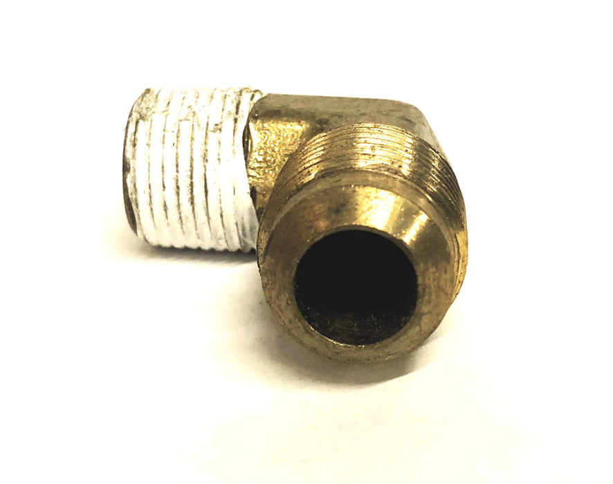 Unbranded Brass Nipple Elbow 3/8 To 1/2 Inch [Lot Of 8] NOS