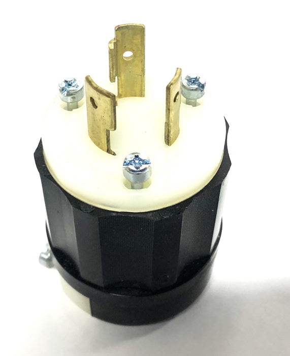 Leviton L6-20 20A-250V 2-Pole 3-Wire Grounding Locking Plug 2321 [Lot of 5] NOS