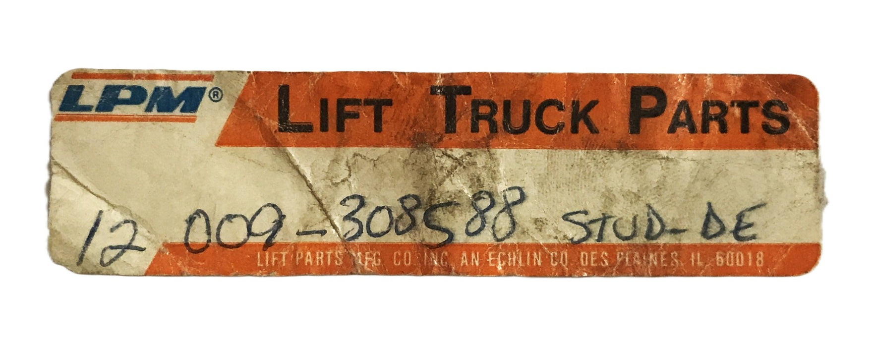 LPM Forklift Stud 009-308588 [Lot of 4] NOS