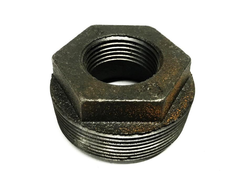 Unbranded Malleable Iron 2 inch x 1 inch Reducing Bushing [Lot of 5] NOS