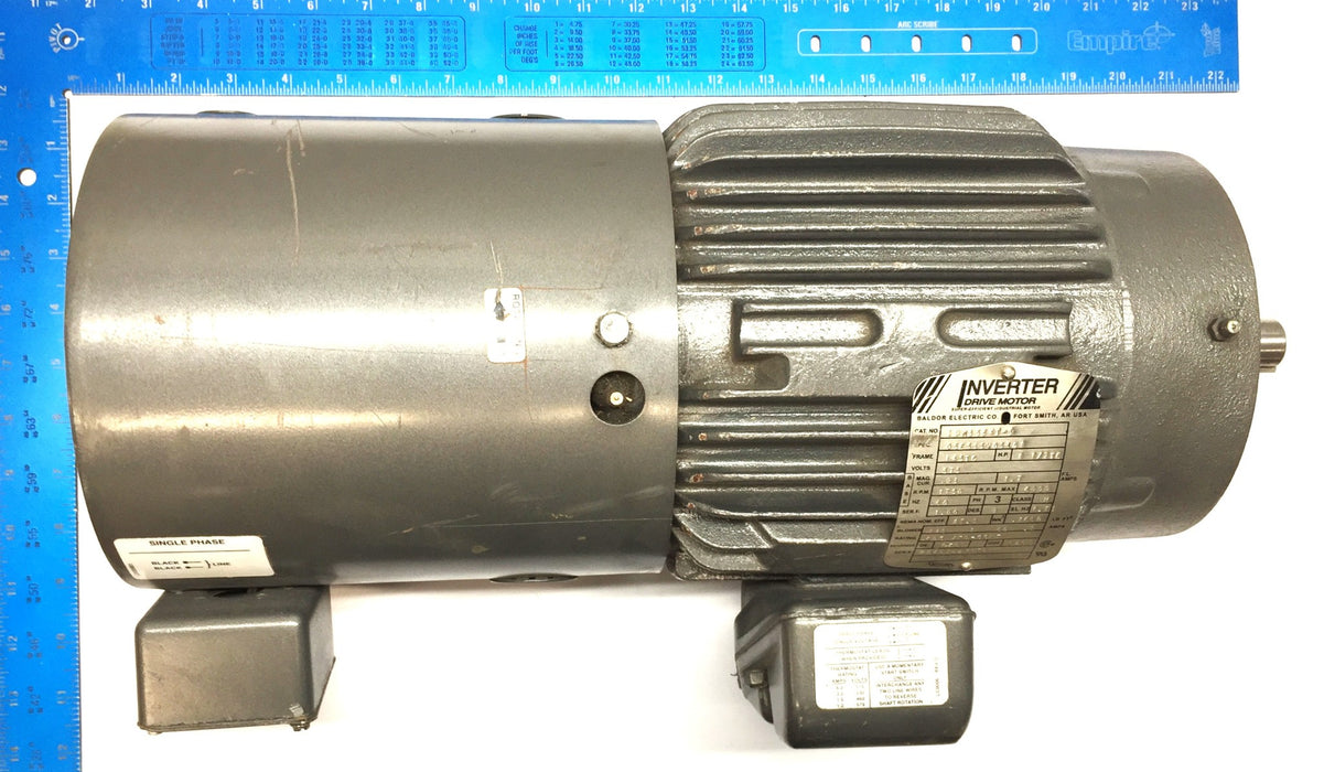 Baldor Inverter Super-Efficient 3-Phase Industrial Drive Motor IDM3584T-5 NOS