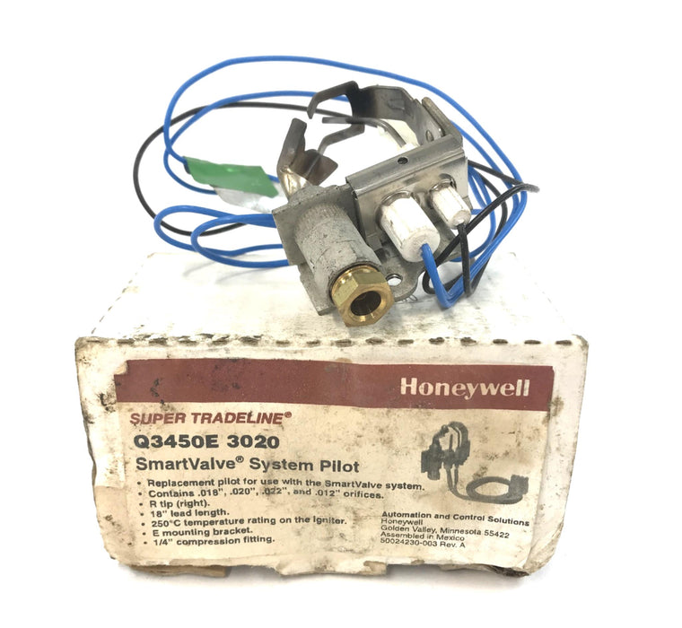 Honeywell SmartValve System Pilot Q3450E 3020 NOS