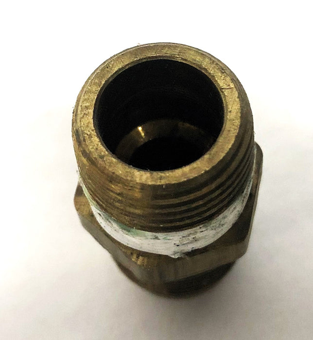 Unbranded Brass Reducer Nipple Pipe Fitting 3/8 Inch [Lot Of 18] NOS