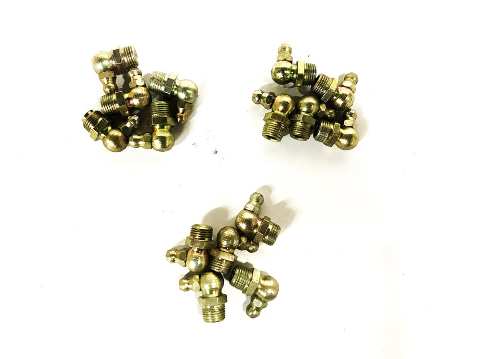 Unbranded M10 90 degree Grease Zerk Fitting M10-90 [Lot of 15] NOS