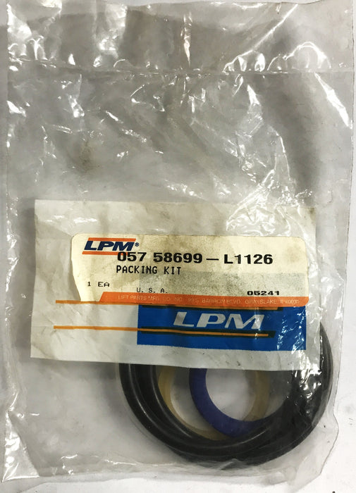 LPM Tilt Cylinder Seal Packing Kit 057-58699-L1126 NOS