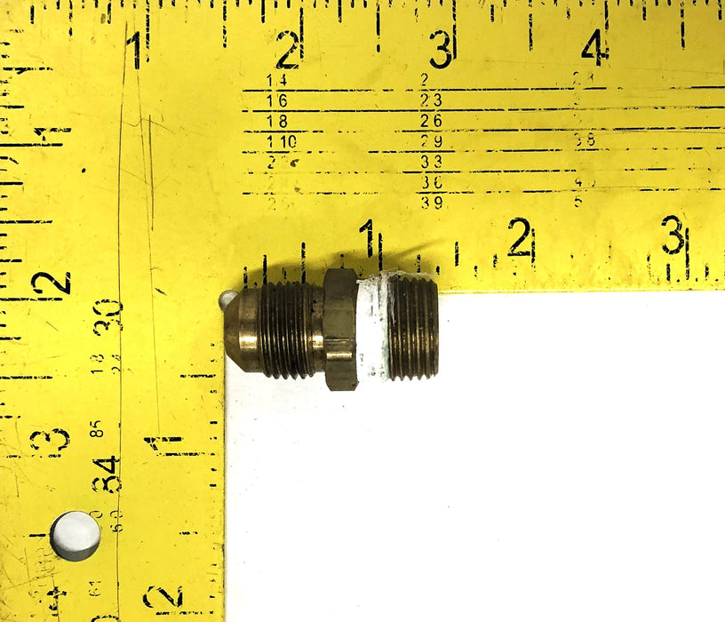 Unbranded Brass Reducer Nipple Pipe Fitting 3/8 Inch [Lot Of 15] NOS