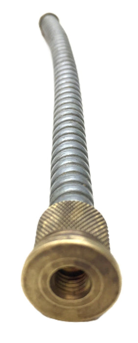 Unbranded 1/4"-28 Thread Corrugated Metal Body Air/Oil Sprayer (8" Long) USED