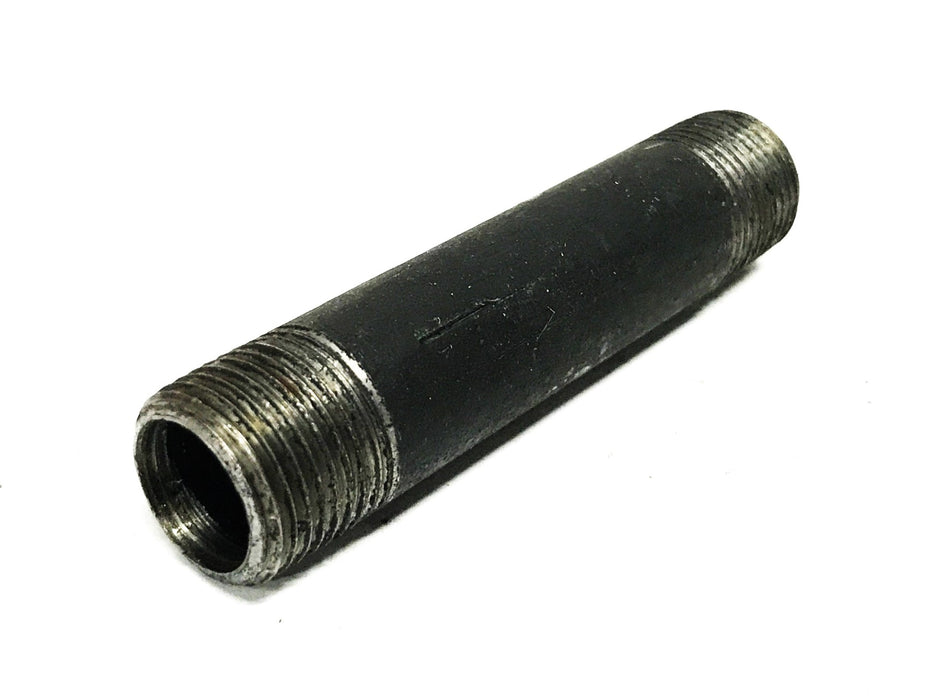 Unbranded Black Steel Threaded Pipe 3/8 inch x 3 inch [Lot of 26] NOS