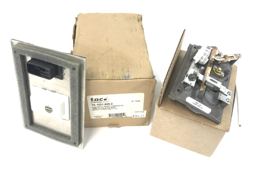 Schneider Electric Single Setpoint Direct Acting Thermostat TK-1001-600-2 NOS