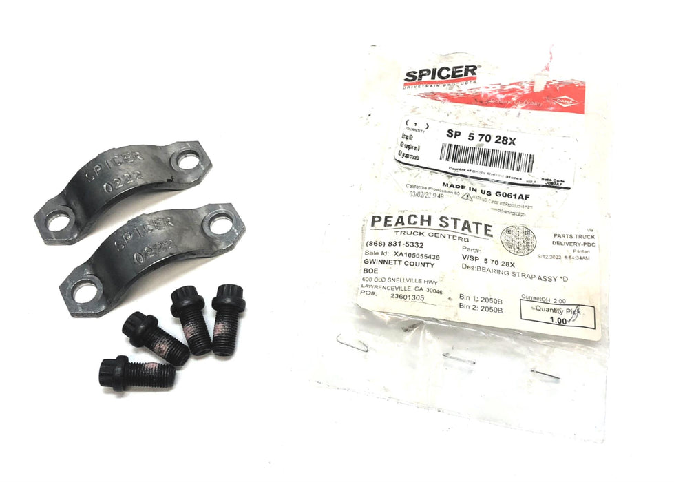 Spicer Universal Joint Strap Kit SP 5 70 28X NOS
