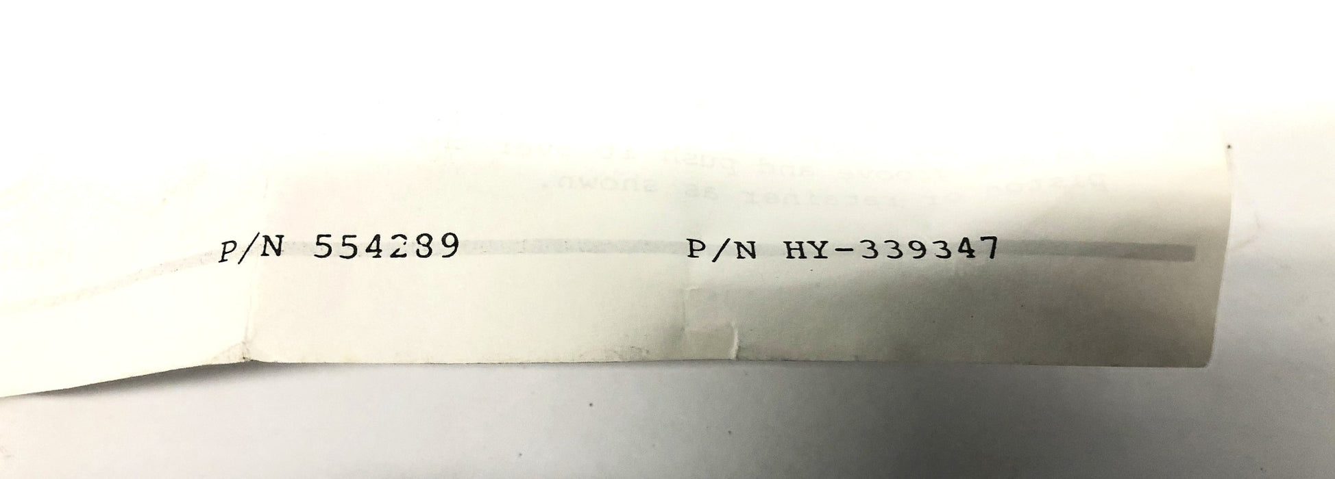 Hyster Seal Kit HY-339347 NOS
