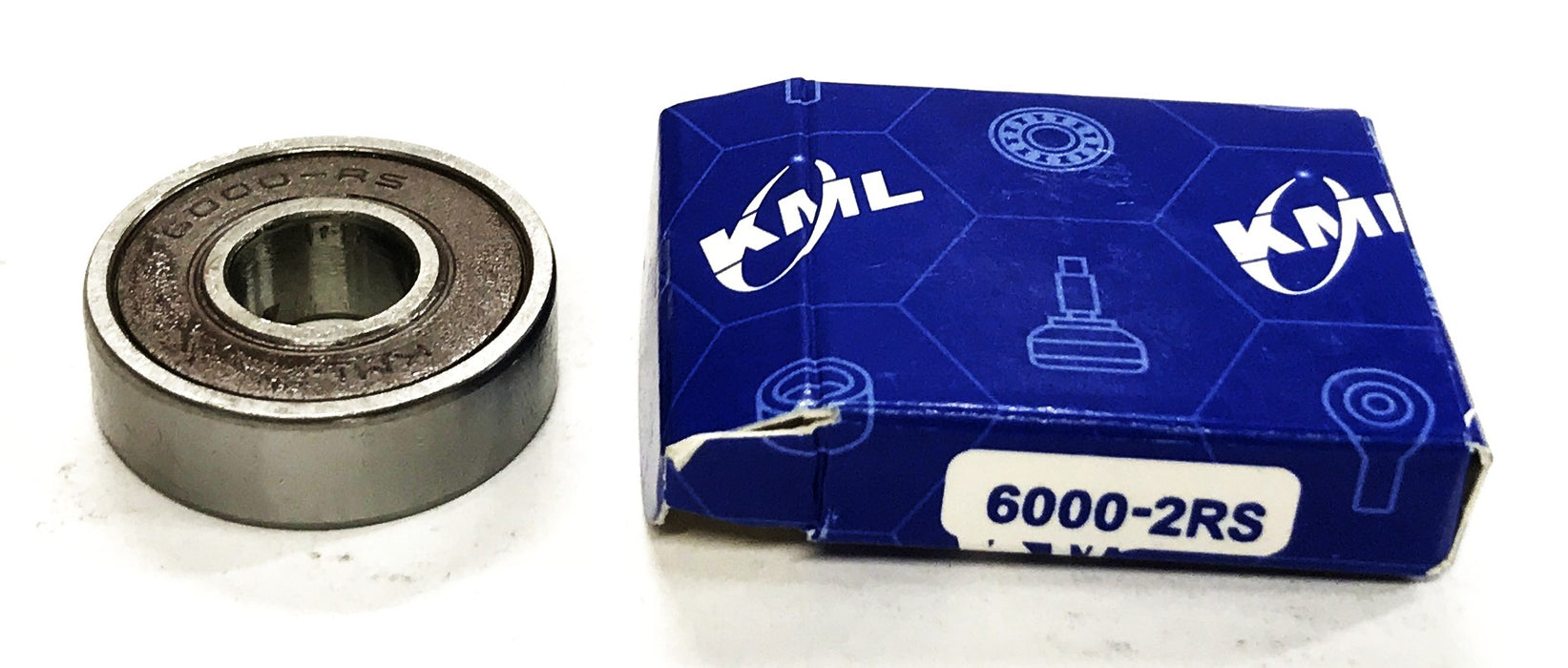 KML Double Sealed Deep Groove Ball Bearing 6000-2RS [Lot of 38] NOS