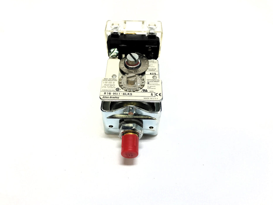 Allen-Bradley Series A Pressure Control Switch 836-H11-BLKS NOS