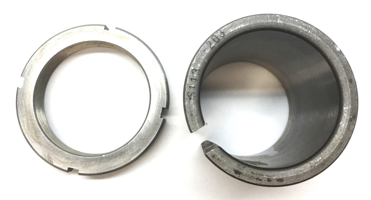 Unbranded Adapter Sleeve with Lock-Nut Assembly S113-203 (N-13) NOS