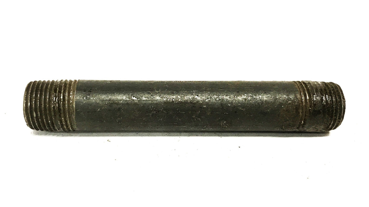 Unbranded Black Steel Threaded Pipe 3/8 inch x 4 inch [Lot of 14] NOS