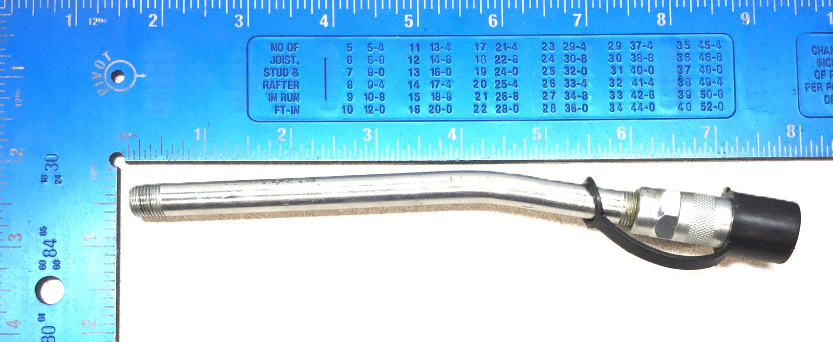 Unbranded 7" Grease Gun Pipe with L121 Fitting USED