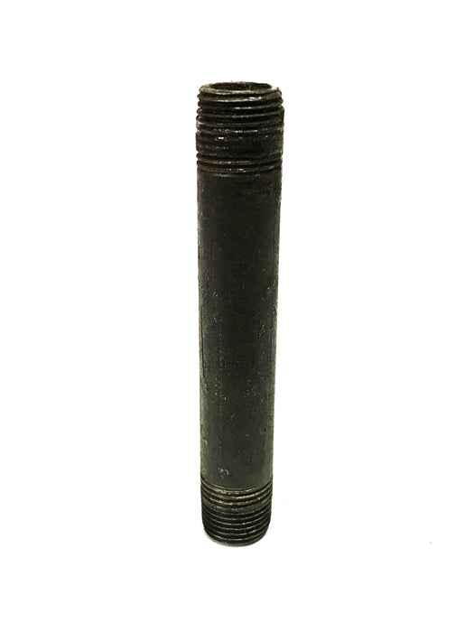 Unbranded Black Steel Threaded Pipe 3/8 inch x 4 inch [Lot of 14] NOS