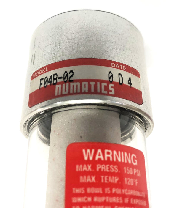 Numatics Pneumatic Filter F04B-02 NOS