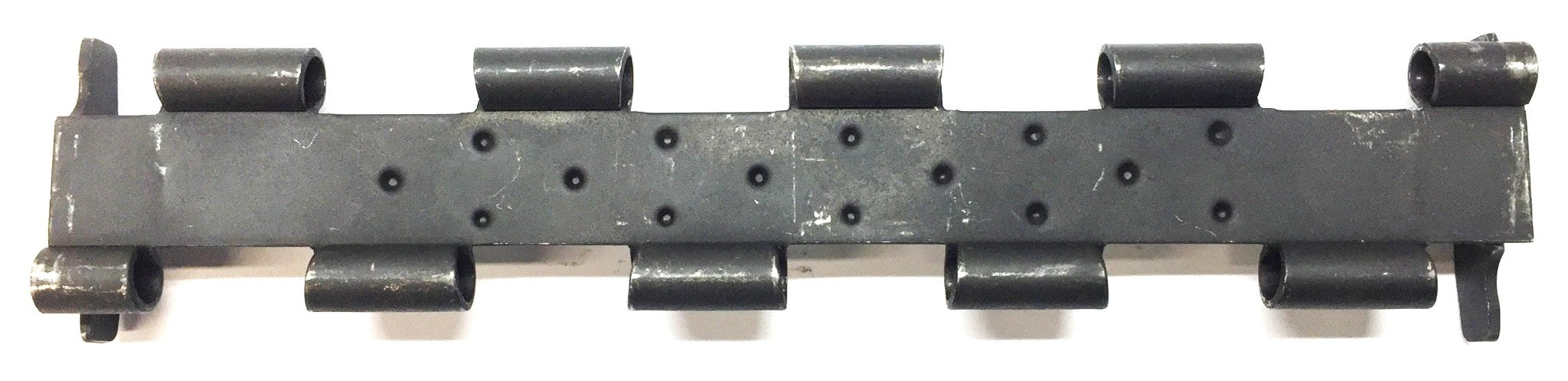 Unbranded 11" x 1" x .08" Perforated Hinged Conveyor Belt Plate [Lot of 10] USED