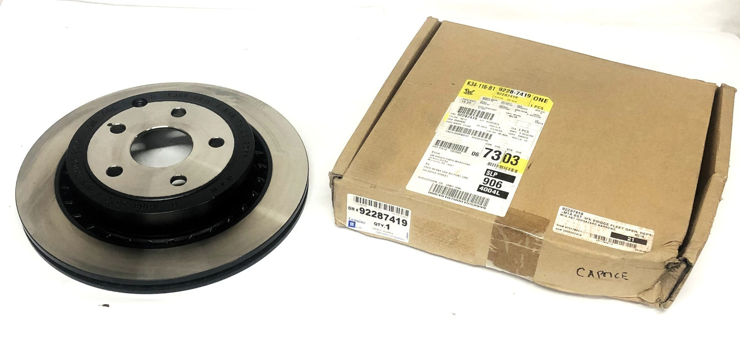 GM Rear Brake Rotor 92287419 NOS