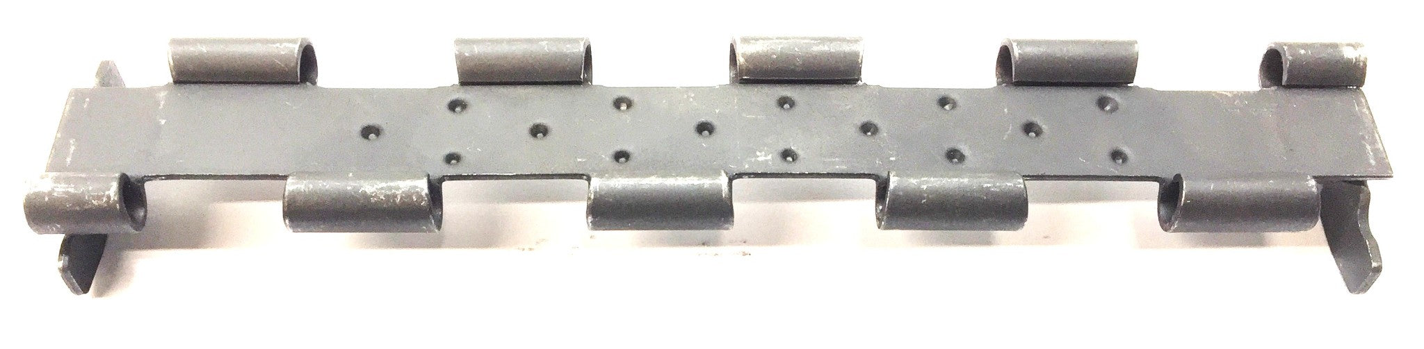 Unbranded 11" x 1" x .08" Perforated Hinged Conveyor Belt Plate [Lot of 10] USED