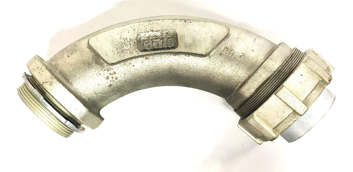 Ideal Liquid-Tight 3IN 90 Degree Flexible Metallic Conduit Connector 75-328 NOS