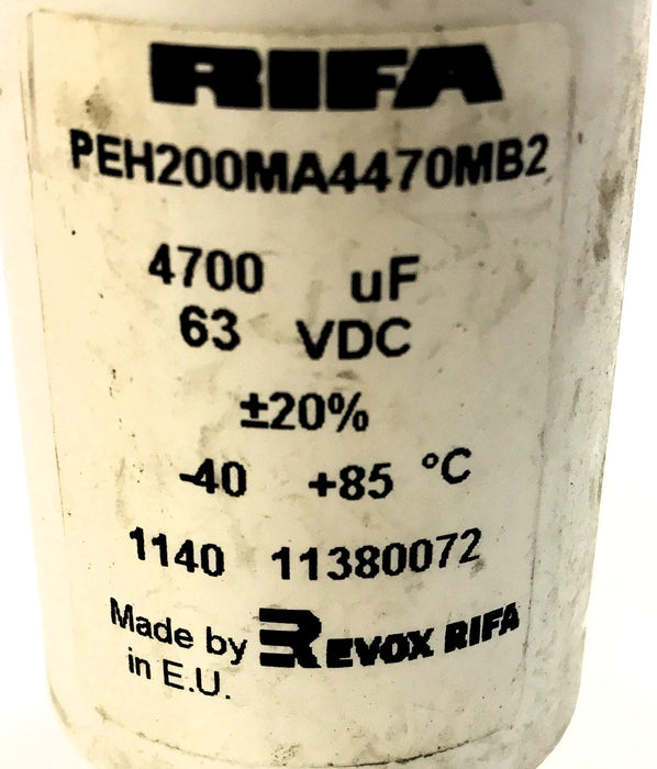 Rifa Electrolytic Capacitor PEH200MA4470MB2 USED