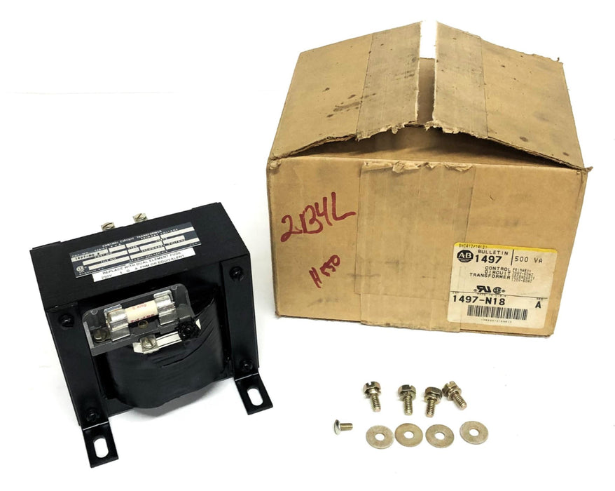Allen- Bradley 500V Series A Control Circuit Transformer 1497-N18 (X-211493) NOS