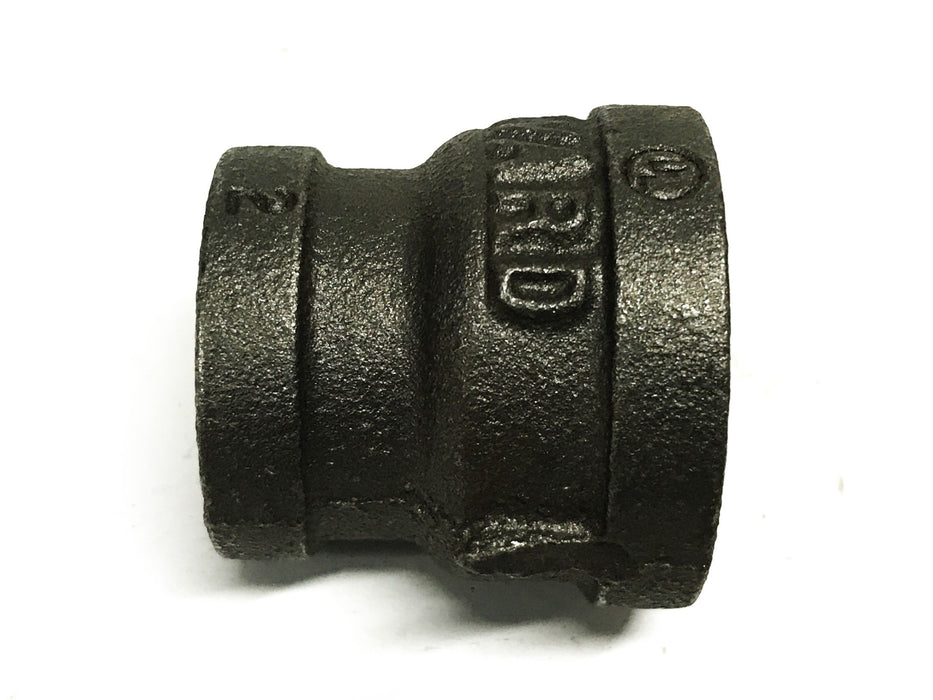 Ward 1 inch Female x 3/4 inch Female Malleable Iron Coupling [Lot of 2] NOS
