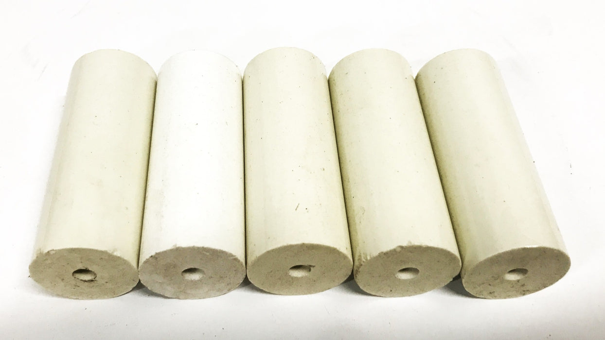Flynn 2.50 inch x 0.98 inch Ceramic Insulator I-003 [Lot of 5] NOS