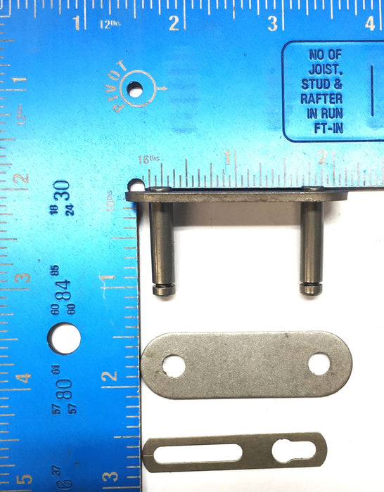 ANSI No. C2060 1-1/2" Pitch x 1/2" Width Connecting Link [Lot of 2] NOS