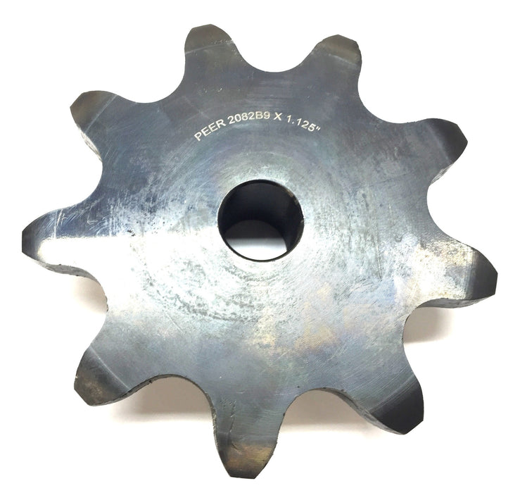 Peer 9-Tooth Double-Pitch Sprocket Bore (No Keyway) 2082B9 x 1.125" NOS