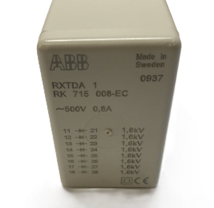 ABB Diode Relay RXTDA1 (RK7715008-EC) NOS