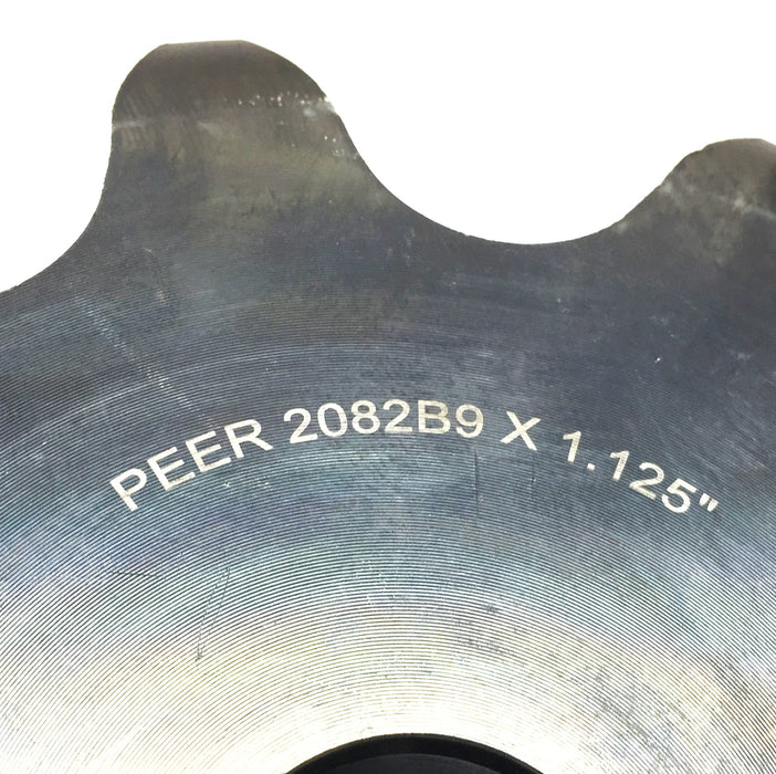 Peer 9-Tooth Double-Pitch Sprocket Bore (No Keyway) 2082B9 x 1.125" NOS