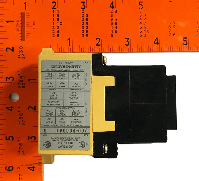 Allen-Bradley Series B Type P Control Relay 700-P000A1 NOS