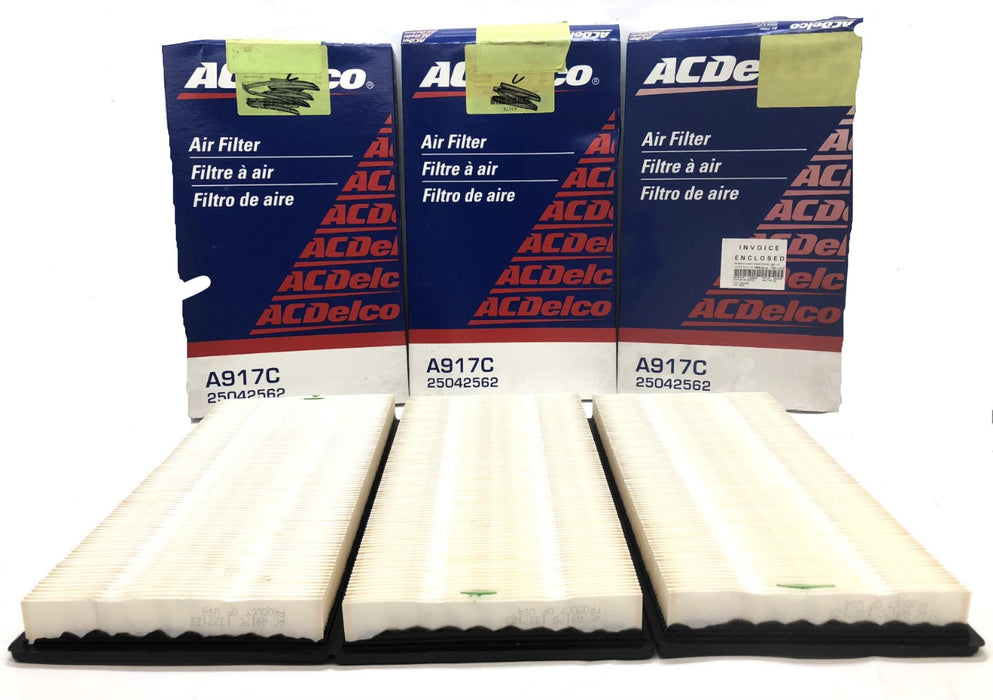 Ac Delco Air Filter 25042562 [Lot Of 3] NOS