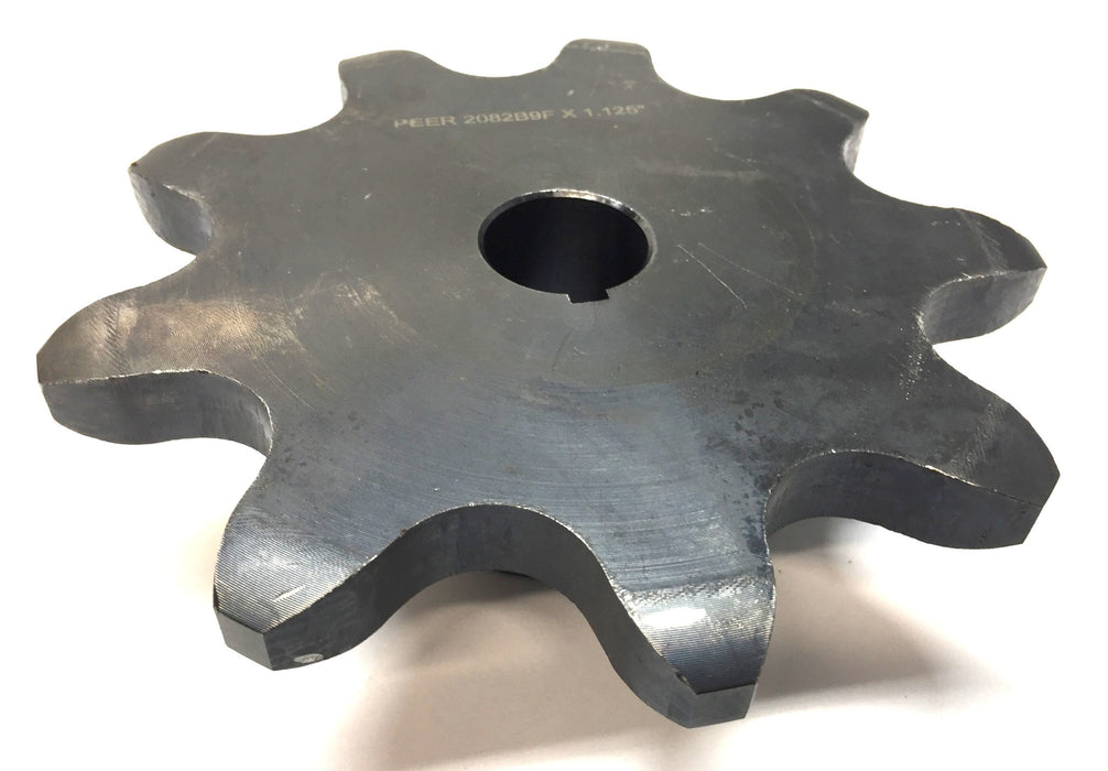 Peer 9-Tooth Double-Pitch Sprocket with Keyway Bore 2082B9F x 1.125" NOS