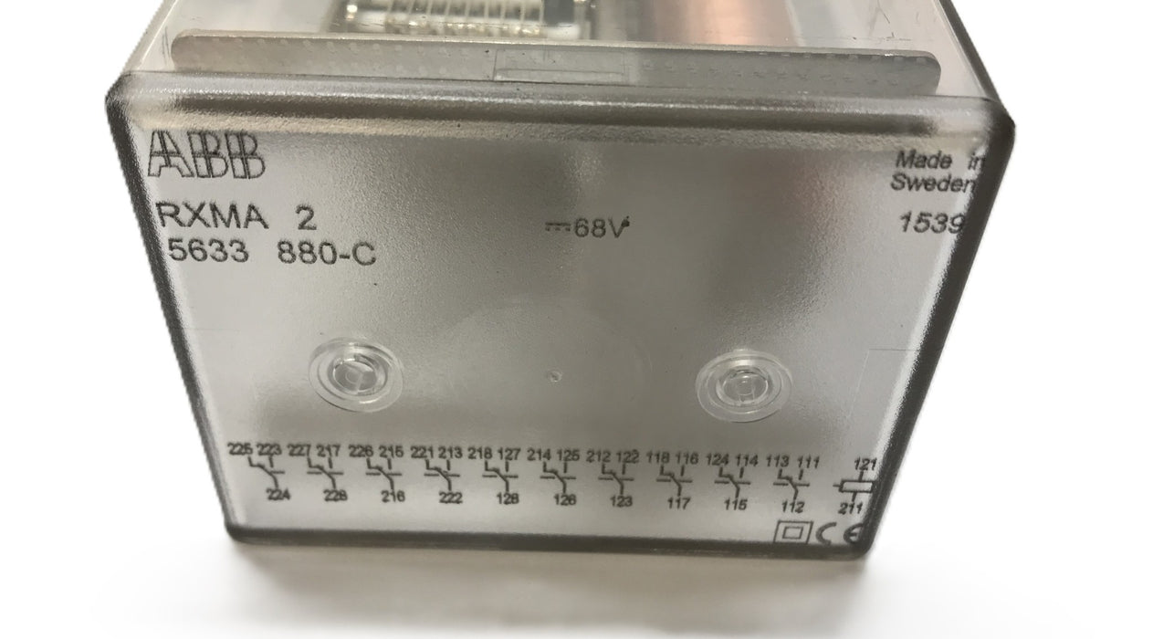 ABB Auxiliary Relay RXMA2 (5633880-C) NOS
