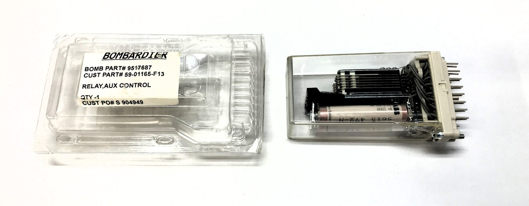 ABB Auxiliary Relay RXMM1 (5633 512-N) NOS