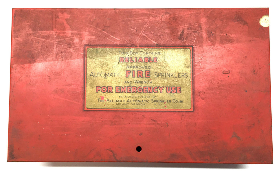 Reliable Automatic Steel Sprinkler 12" x 7" x 3" Box (No Sprinklers Incl.) USED