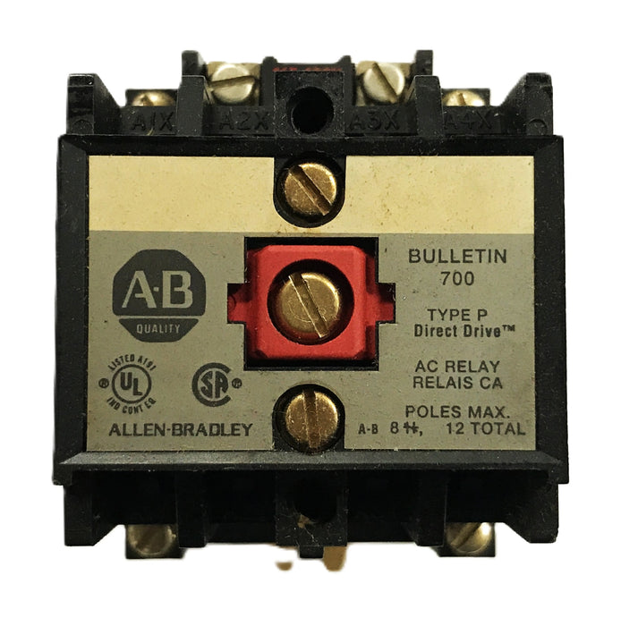Allen-Bradley Series B Type P Control Relay 700-P000A1 NOS