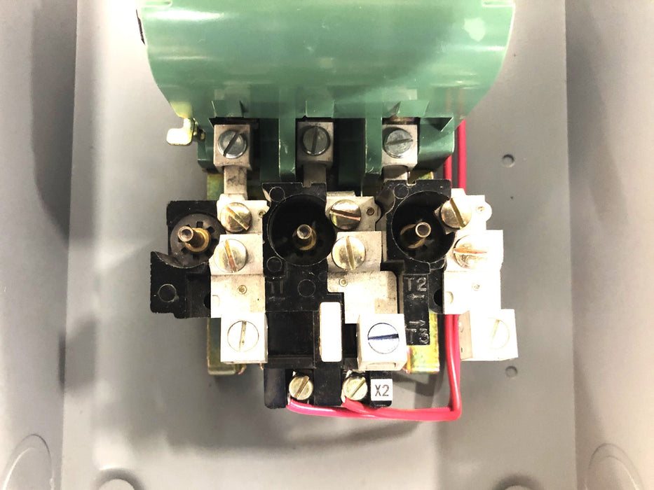 Furnas Size 2 NEMA 1 3 Phase 45 AMP Magnetic Starter 14FF32BA NOS