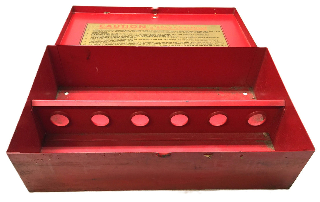 Reliable Automatic Steel Sprinkler 12" x 7" x 3" Box (No Sprinklers Incl.) USED