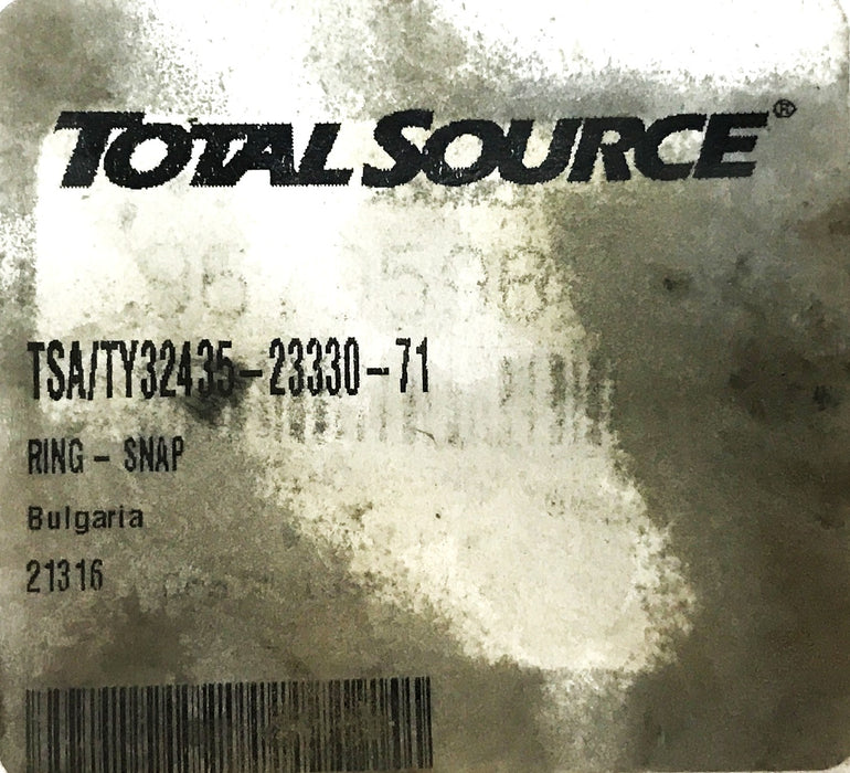 Total Source Forklift Toyota Snap Ring TY32435-23330-71 NOS