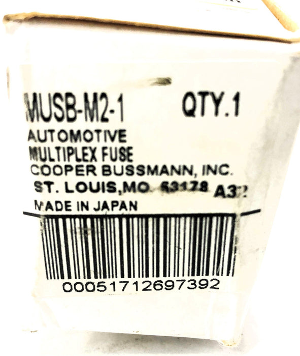 PEC Multi Slow Blow Fuse MUSB-M2-1 NOS