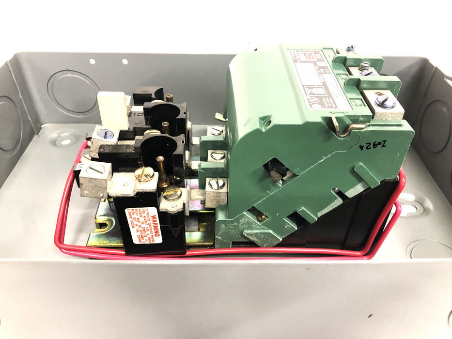 Furnas Size 2 NEMA 1 3 Phase 45 AMP Magnetic Starter 14FF32BA NOS