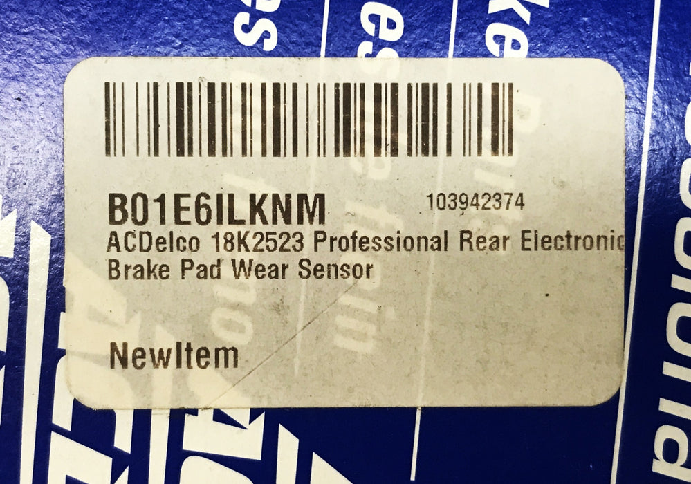 ACDelco Forklift Rear Brake Pad Wear Sensor 18K2523 NOS