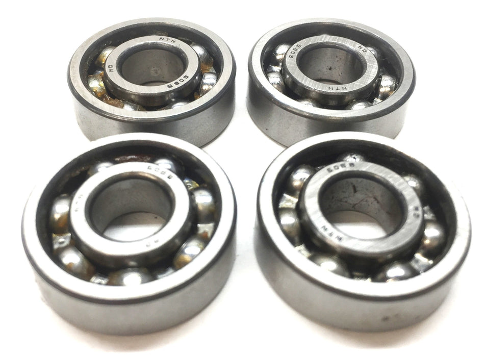 NTN Deep Groove Open Ball Bearing 608B [Lot of 4] NOS